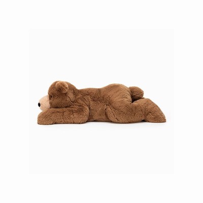 Jellycat Woody Lying Oso | DZLT-56829